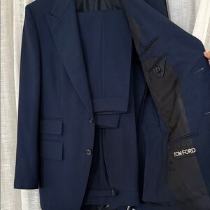 Tom Ford “Shelton” 2 Piece Deep Blue Men's Suit